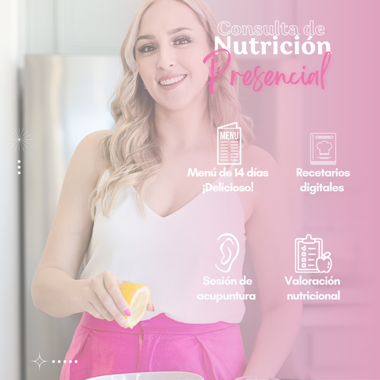Consulta de nutrición presencial y online INICIAL