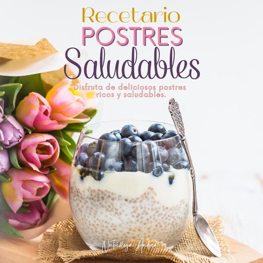 Recetario postres saludables